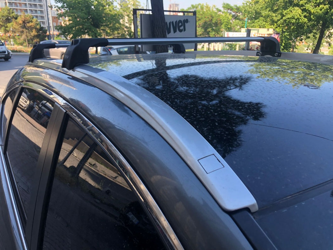 For Honda CR-V MK5 Roof Rack Cross Bars Metal Bracket Normal Roof Alu 2017-2022 Black For Honda CR-V MK5 Roof Rack Cross Bars Metal Bracket Normal Roof Alu 2017-2022 Black